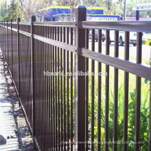 Алюминиевый металлический пикетный декоративный забор / панели ограждения / декоративный красивый металлический забор с цветком